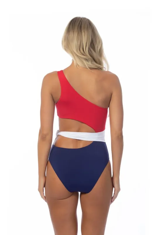RWB One Piece Swimsuit - Beach Joy Final Sale