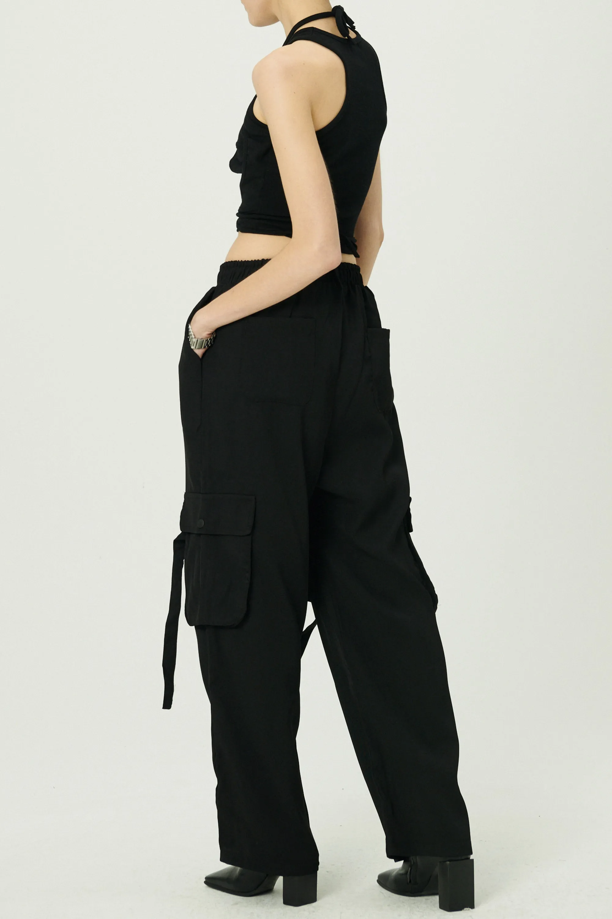 Sandra Drawstring Utility Cargo Pants