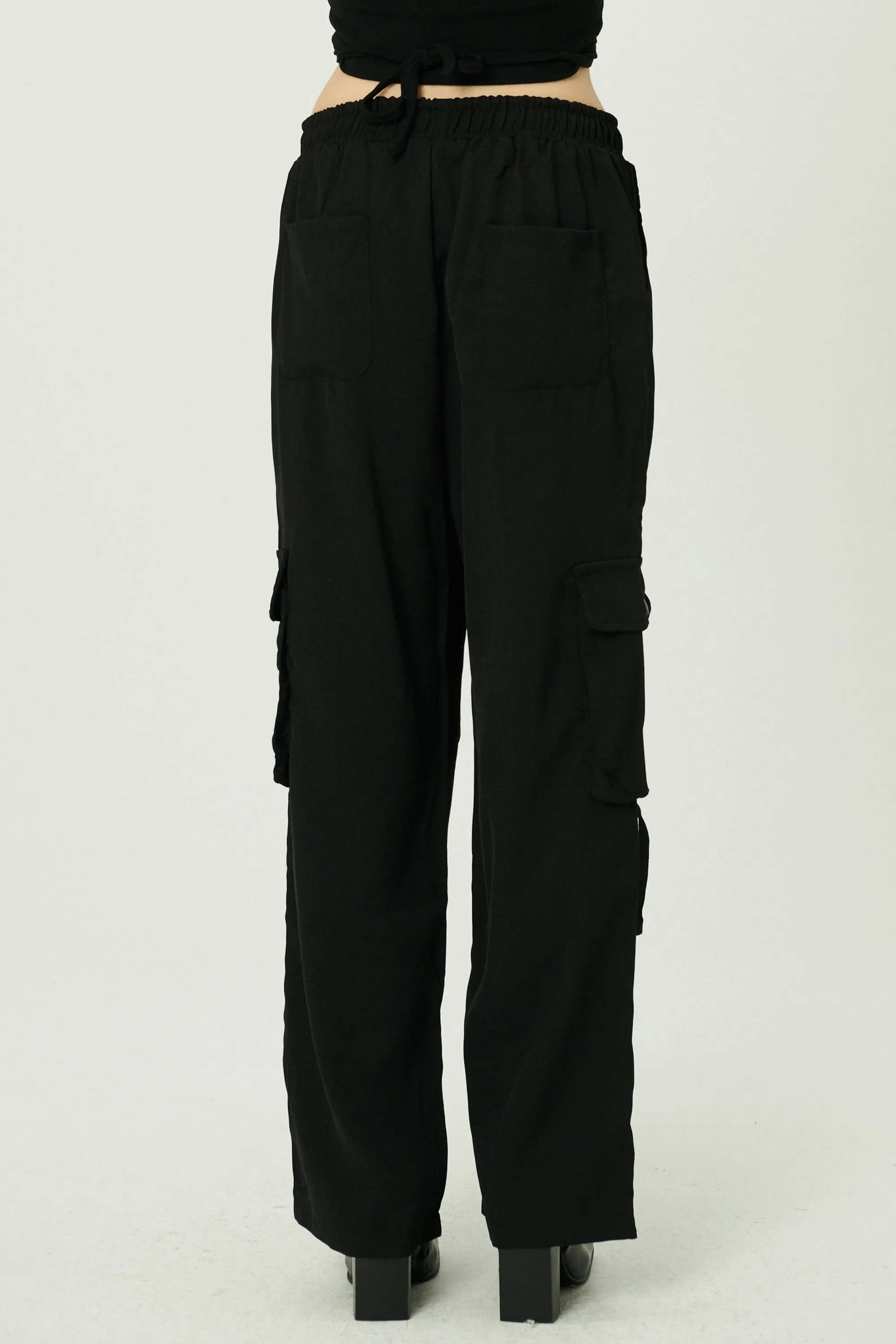 Sandra Drawstring Utility Cargo Pants