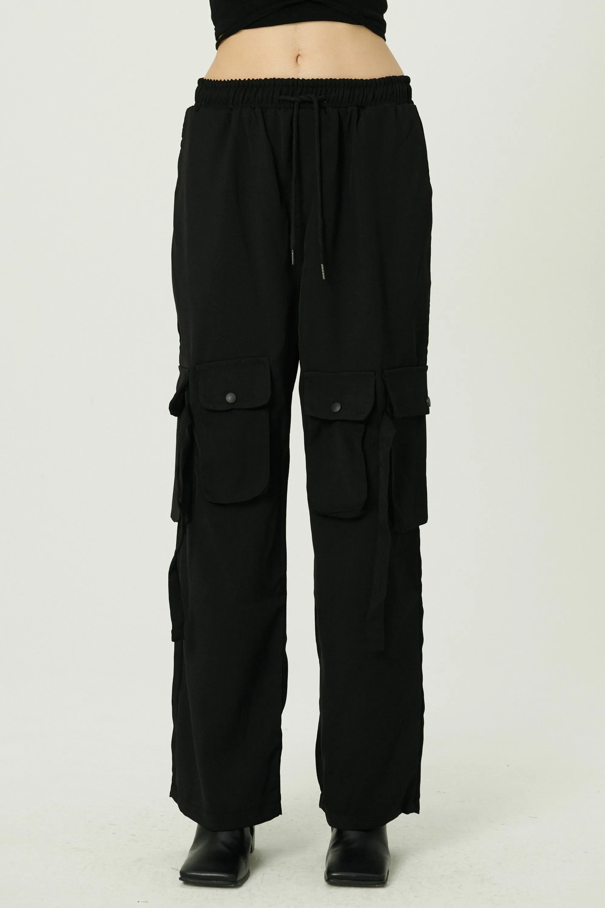 Sandra Drawstring Utility Cargo Pants