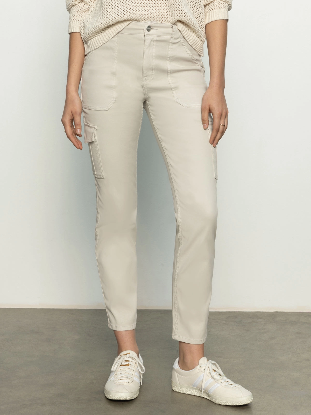 Sculpted Hayden Cargo Standard Rise Pant Pumice Stone