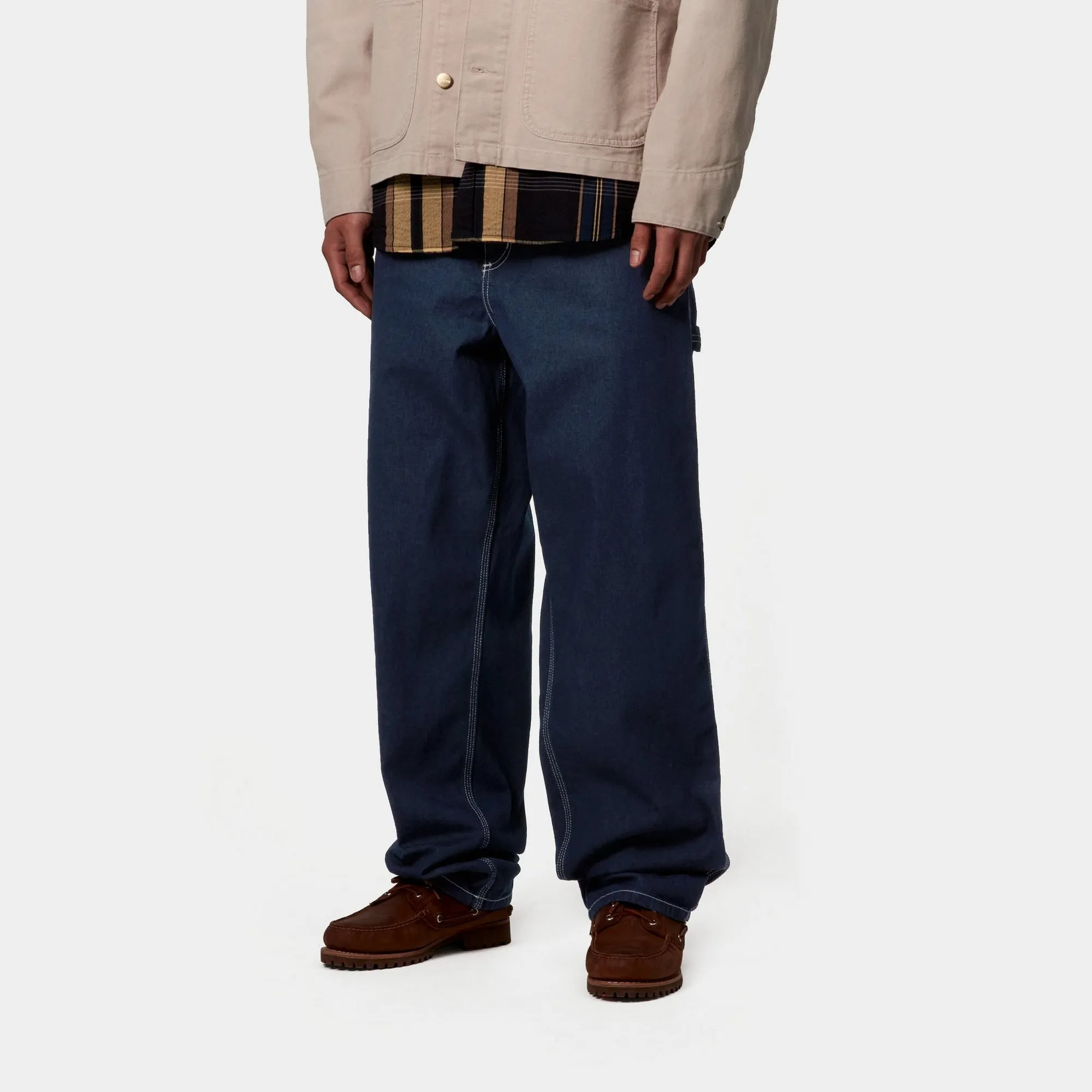 Single Knee Heart Label Pant - Norco Denim | Blue (rinsed)