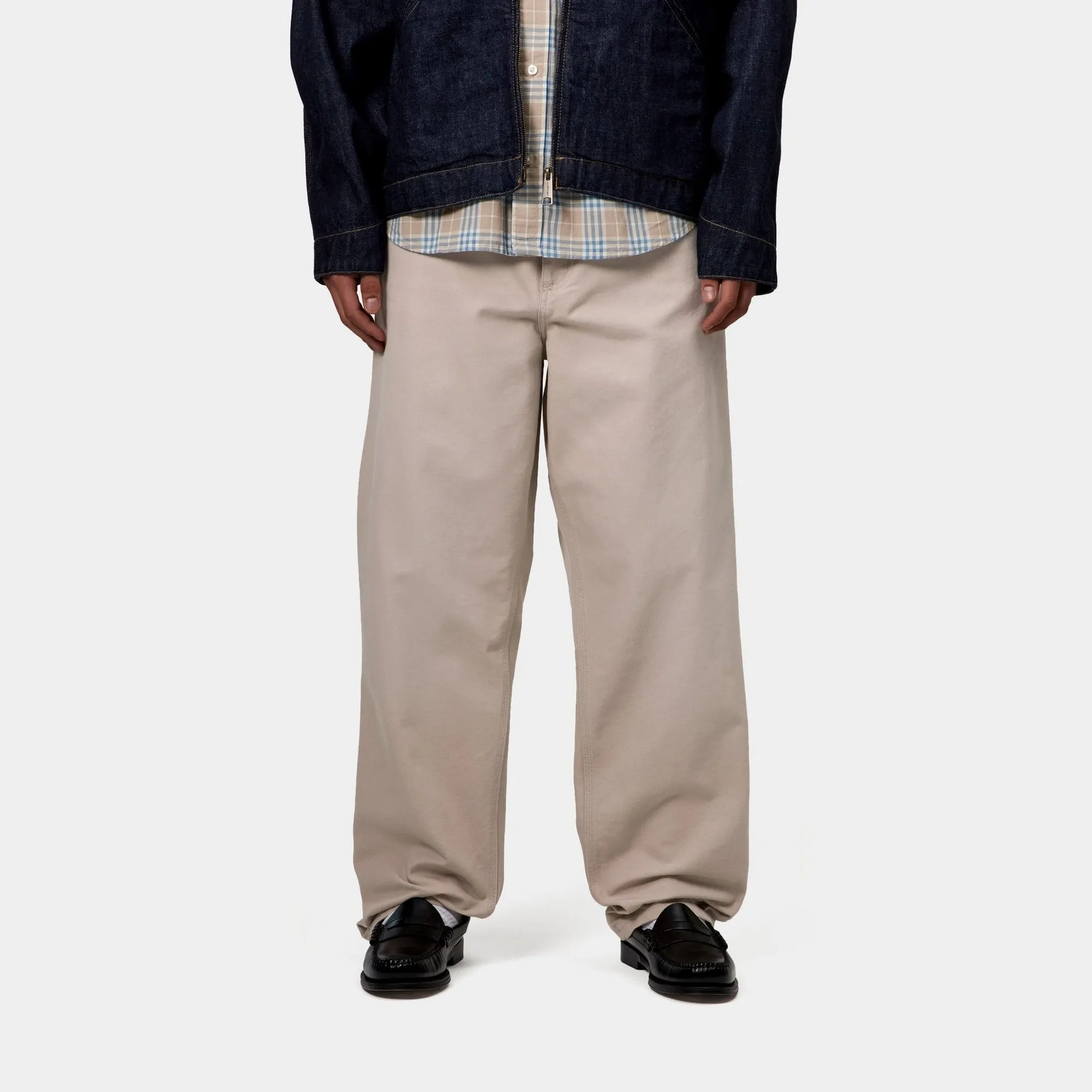 Single Knee Pant - Stone Canvas | Dusky Beige