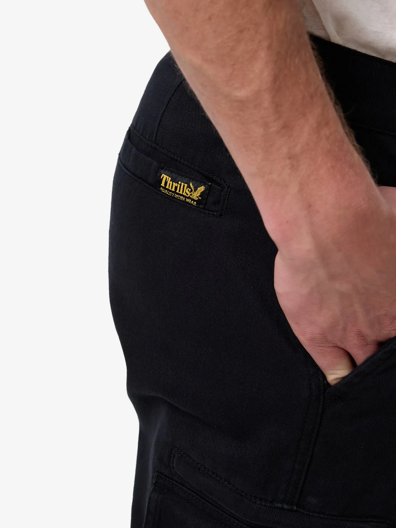 Slacker Union Cargo Pant - Washed Black