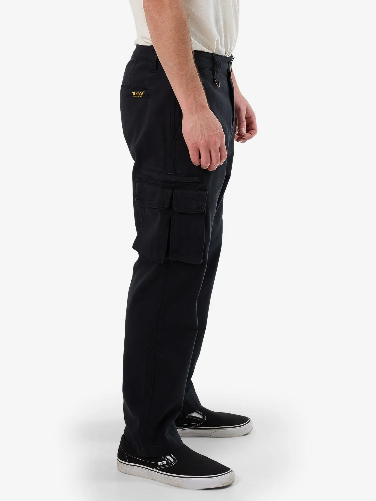 Slacker Union Cargo Pant - Washed Black