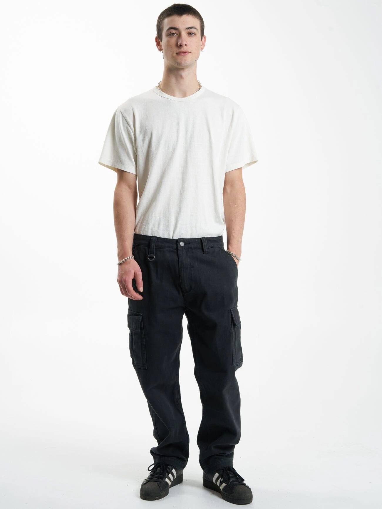 Slacker Denim Cargo Jean - Dusk Black