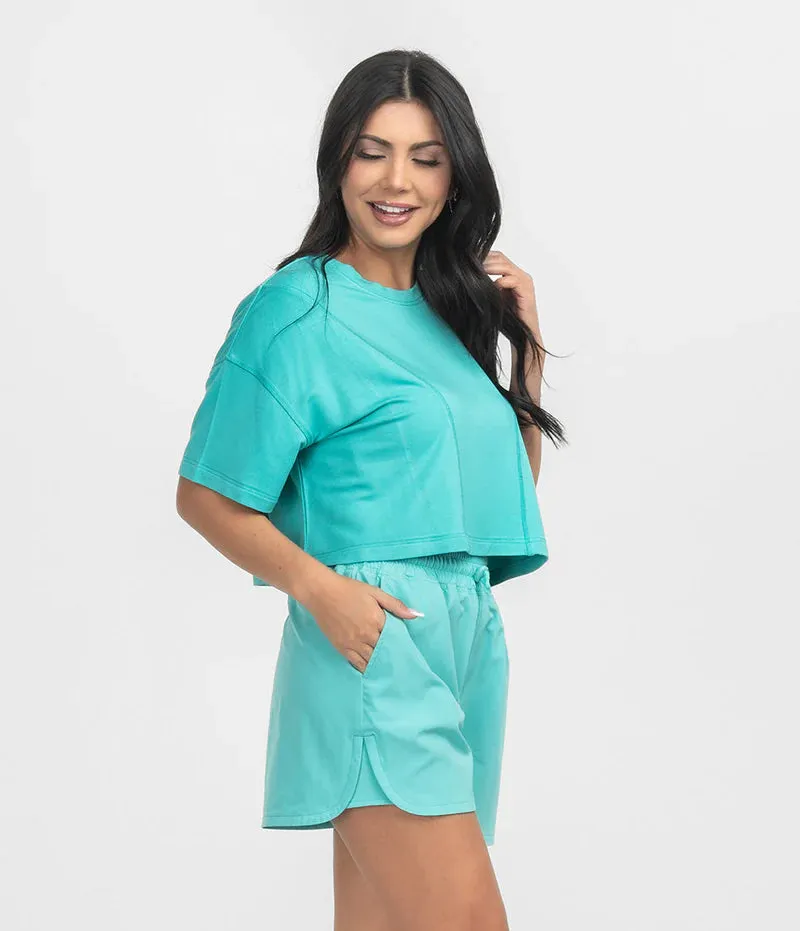 Southern Shirt All Day Cropped Tee - Bermuda