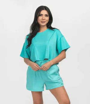 Southern Shirt All Day Cropped Tee - Bermuda