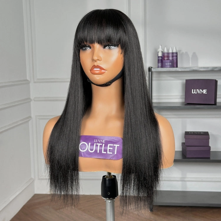 Special Deal | Yaki Straight Minimalist Lace Wig with Bangs-US ONLY