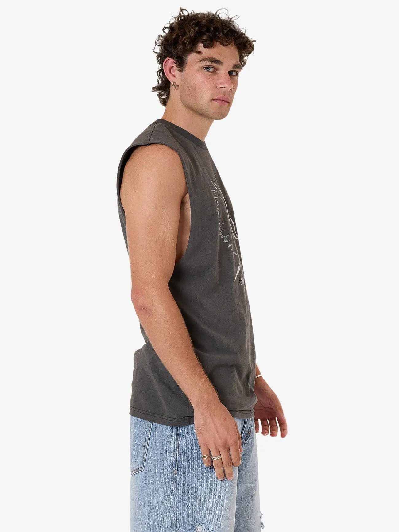 Speed Metal Merch Fit Muscle Tee - Merch Black