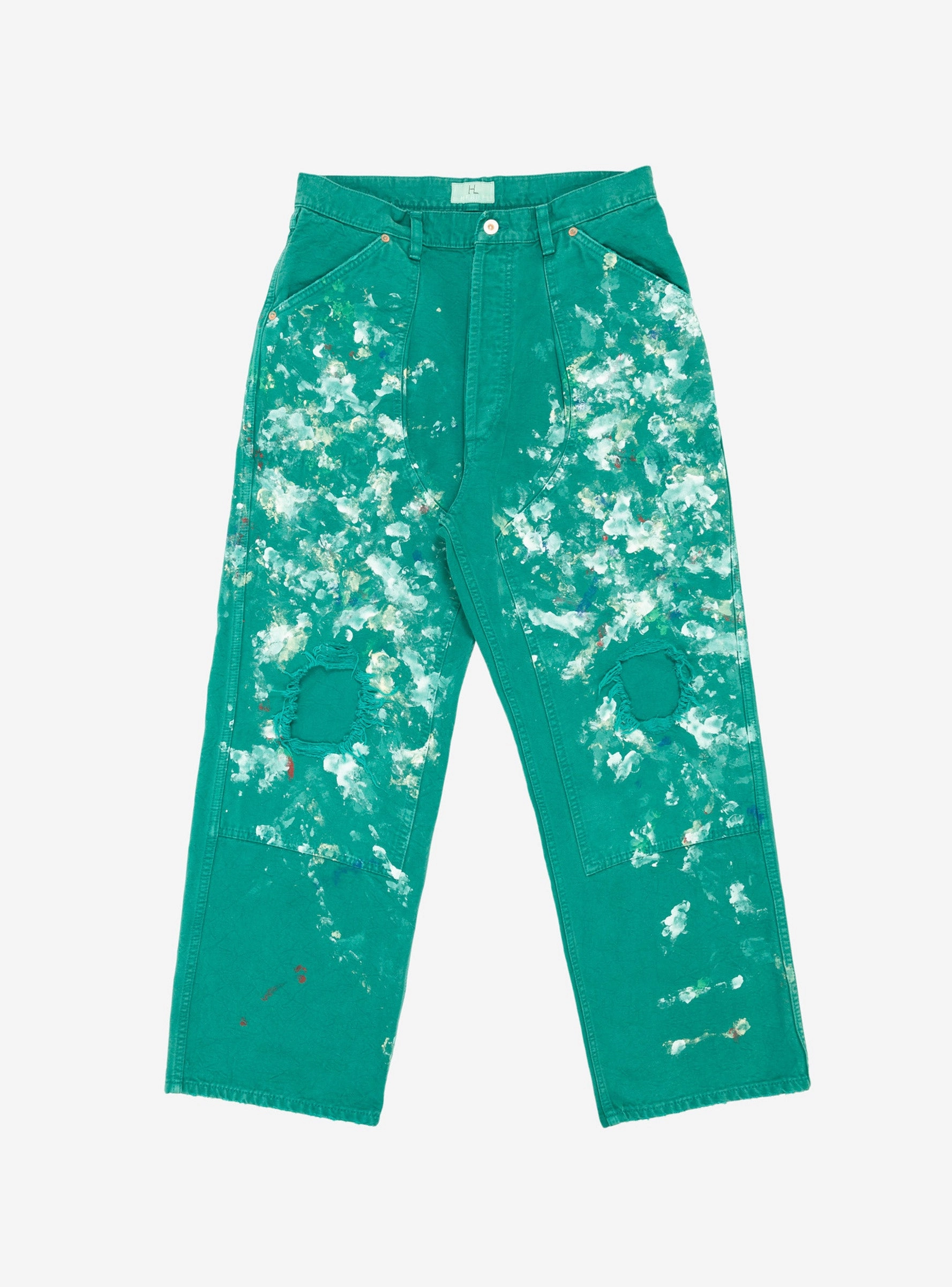 Splash Painter Pants Green