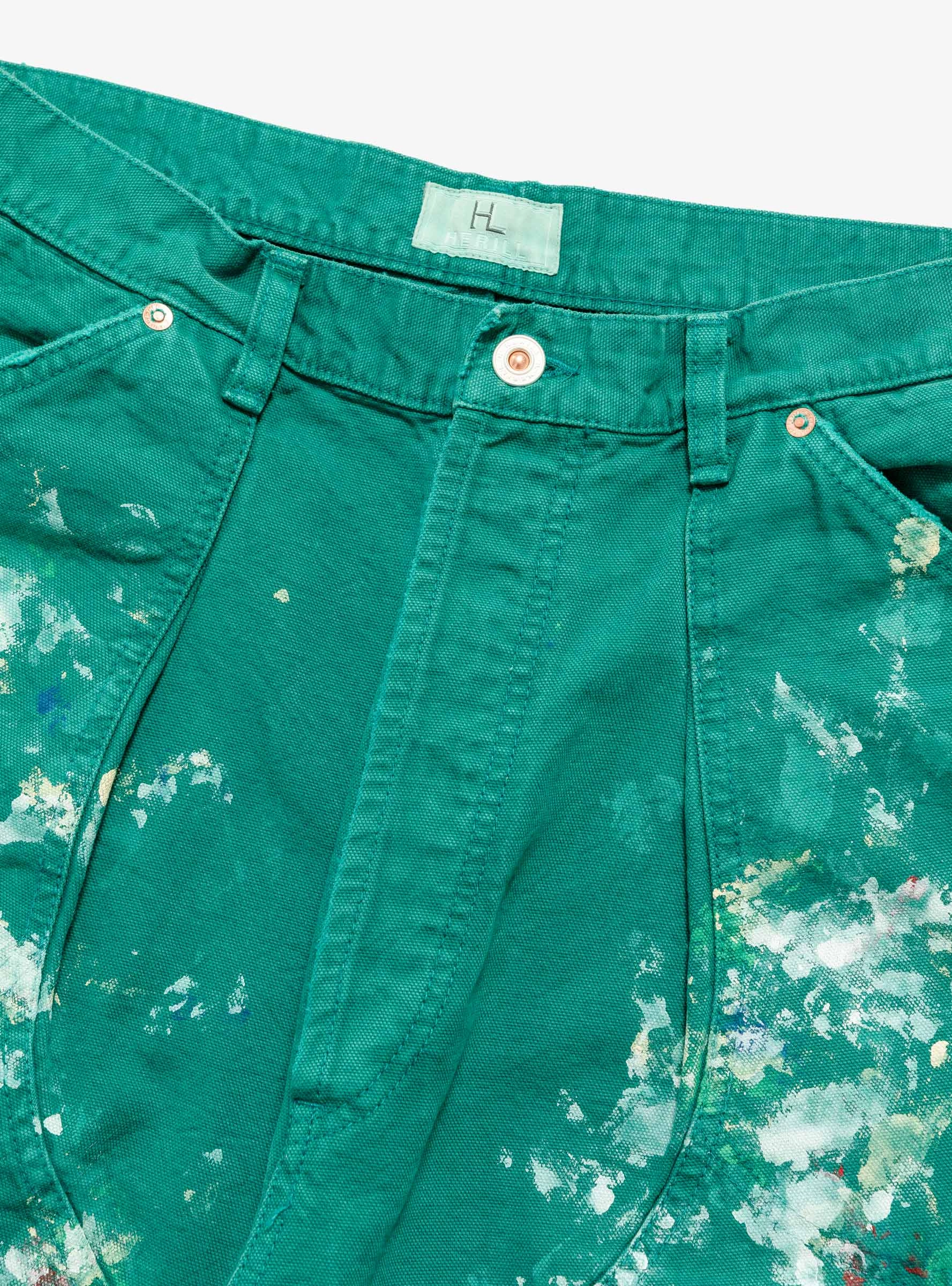 Splash Painter Pants Green