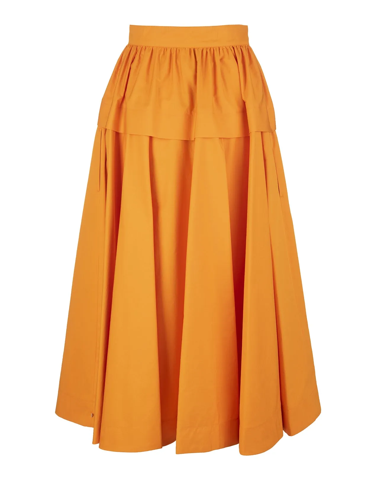 Sportmax Boemia Flounce Hem Midi Skirt