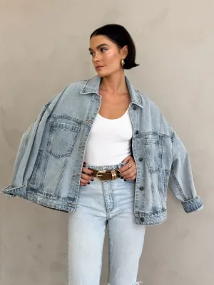 Stargazer Pleated Denim Jacket