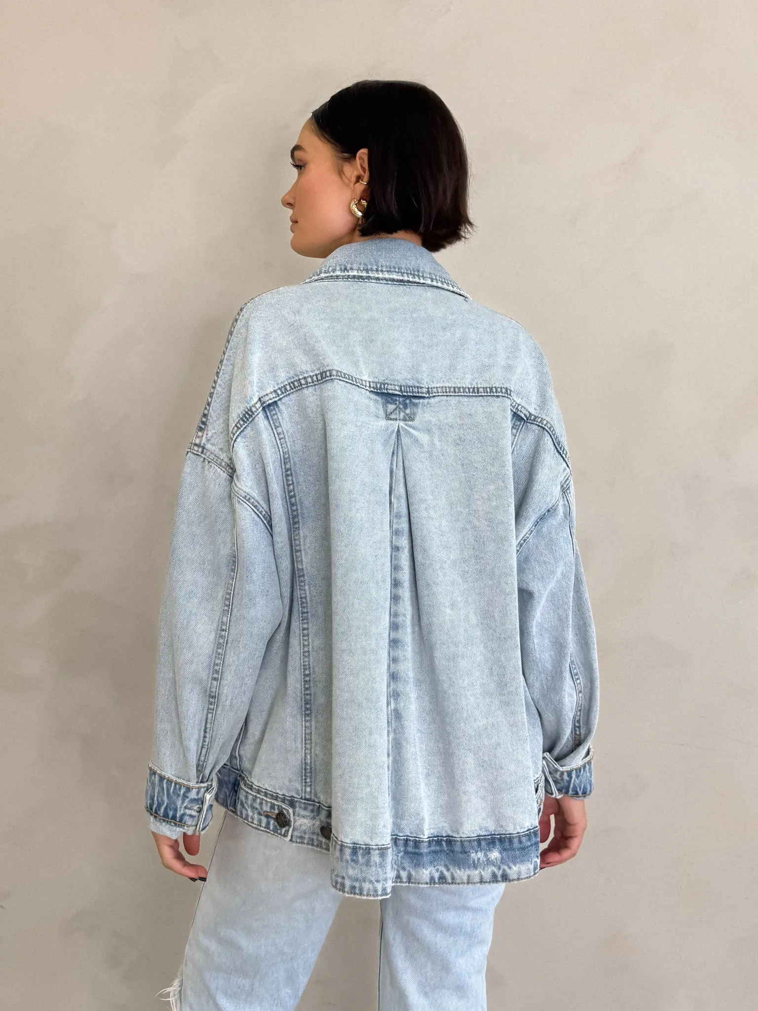 Stargazer Pleated Denim Jacket
