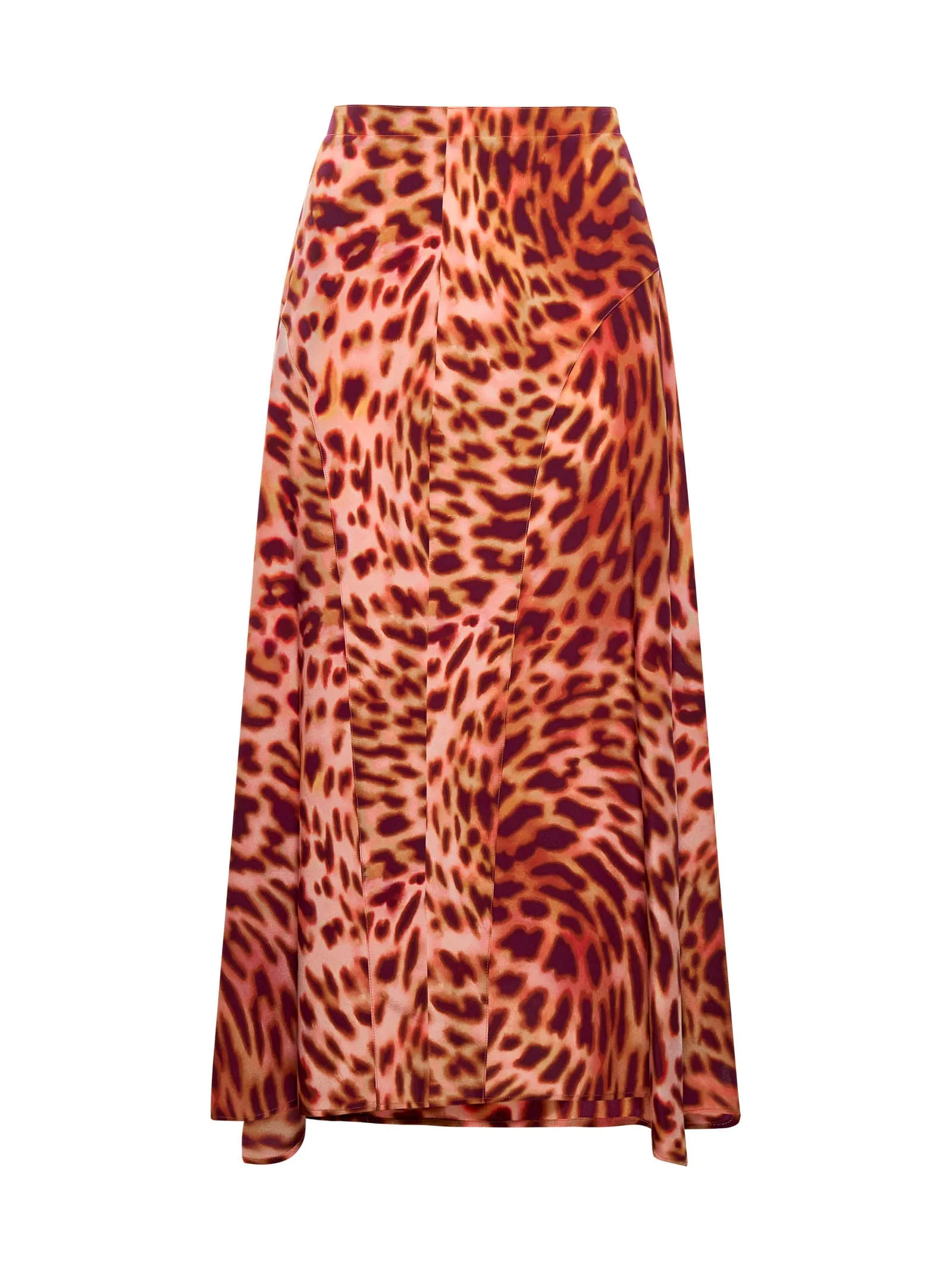 Stella McCartney Naya Animal Print Midi Skirt