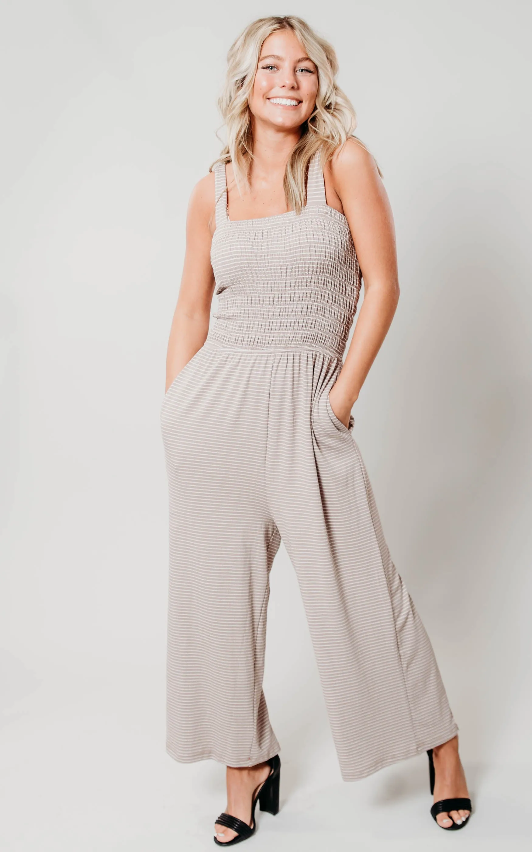 Stripe Jumpsuit - Final Sale