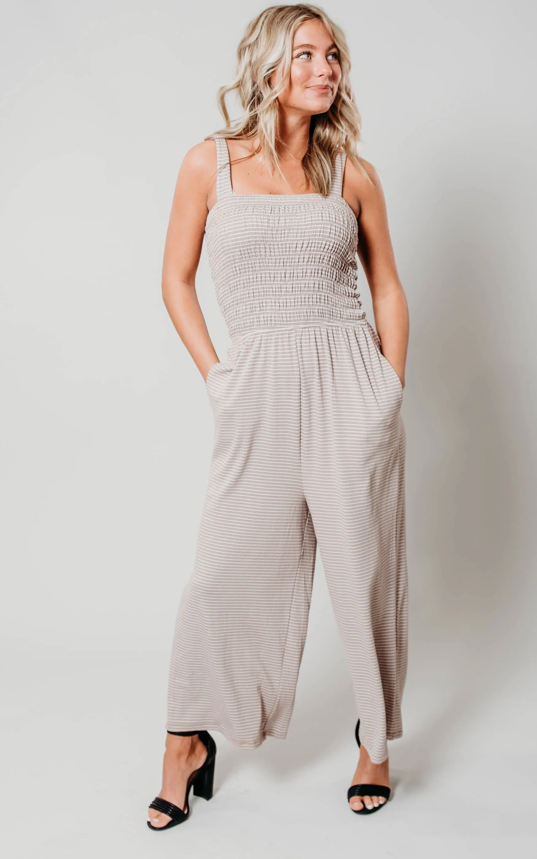 Stripe Jumpsuit - Final Sale