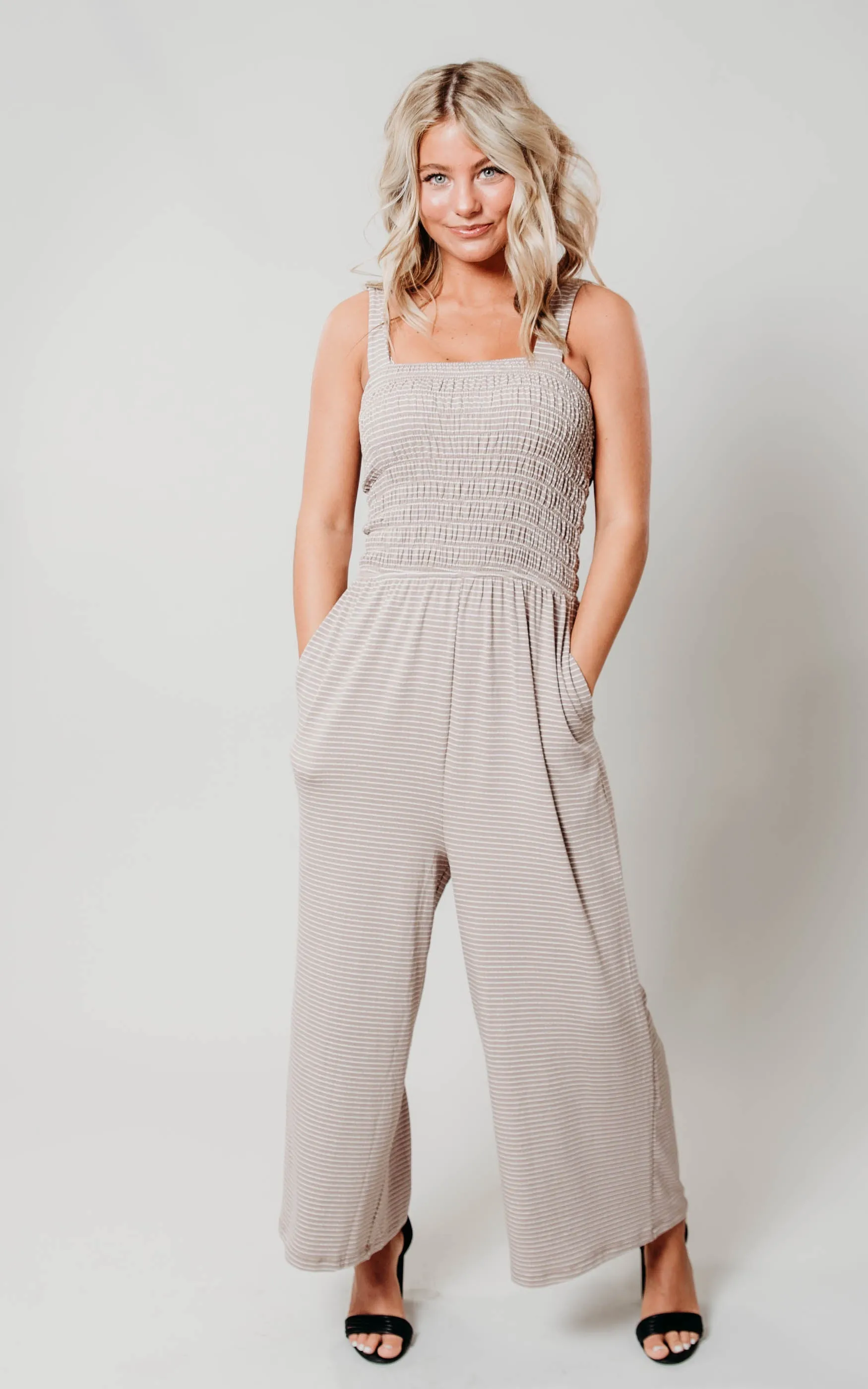 Stripe Jumpsuit - Final Sale