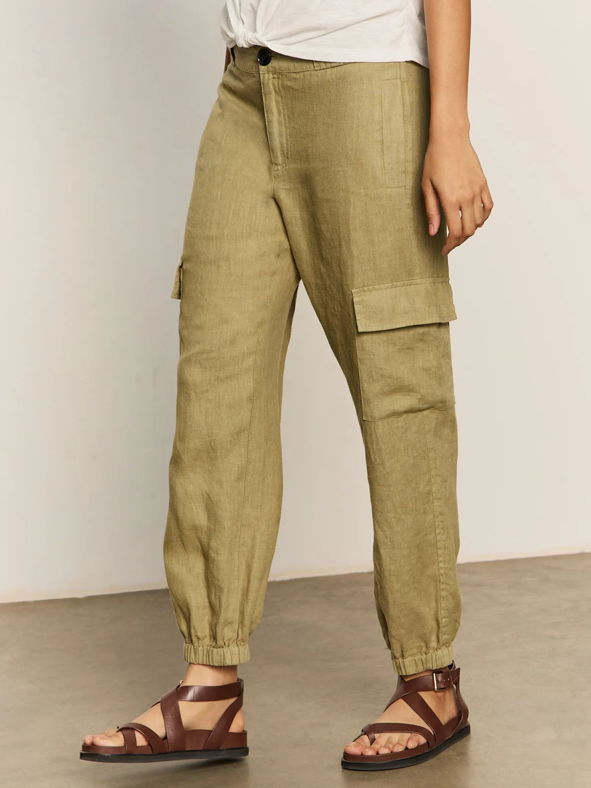 Take Over Linen Jogger Standard Rise Pant Bamboo