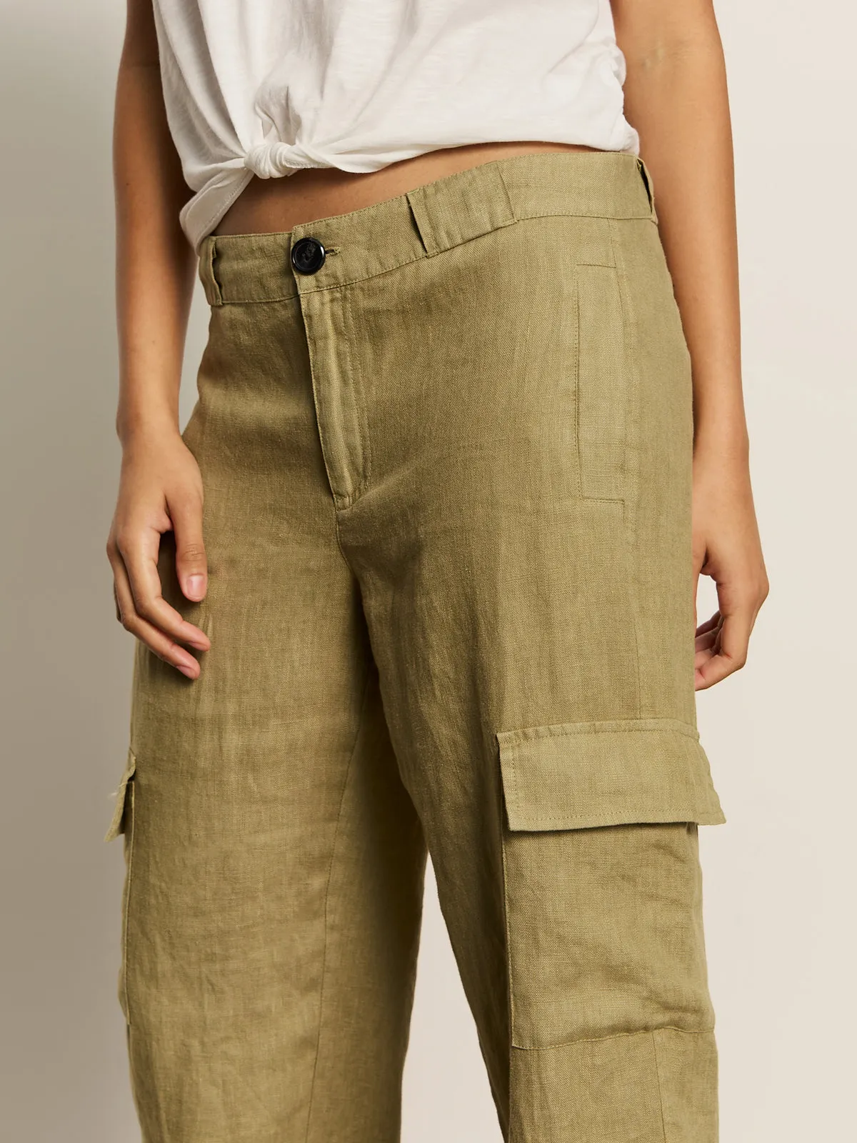 Take Over Linen Jogger Standard Rise Pant Bamboo