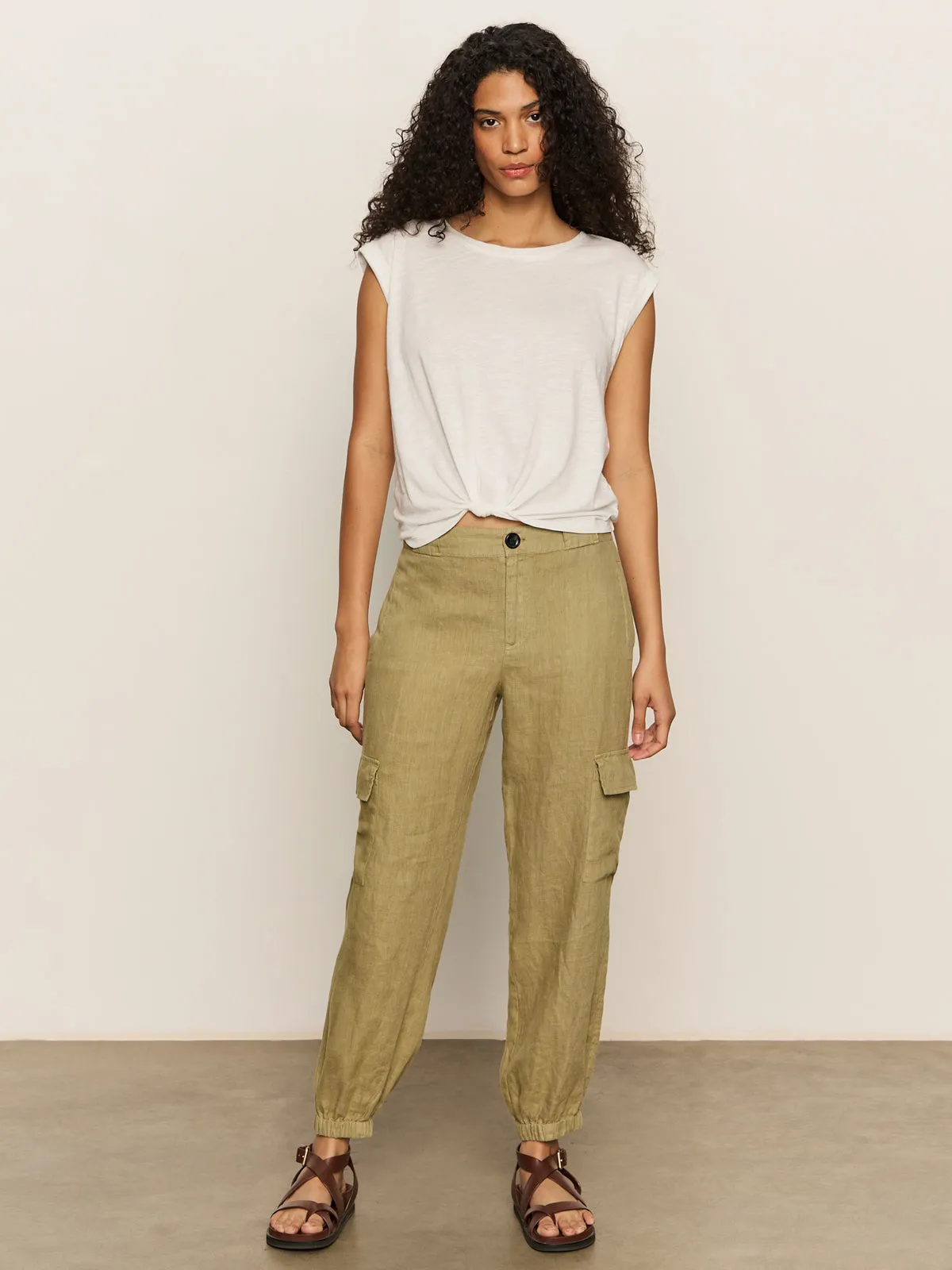 Take Over Linen Jogger Standard Rise Pant Bamboo
