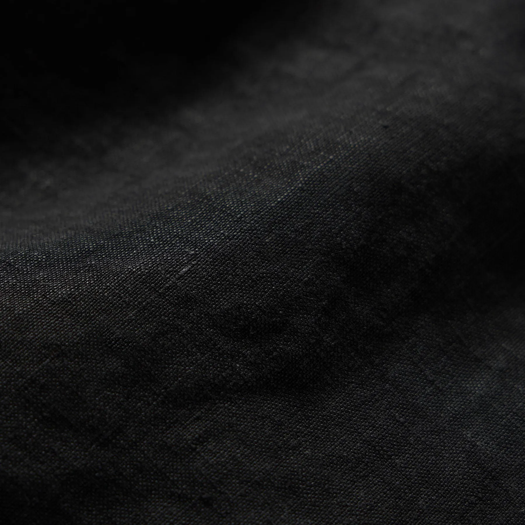 Textured Linen Flight Pant - Black