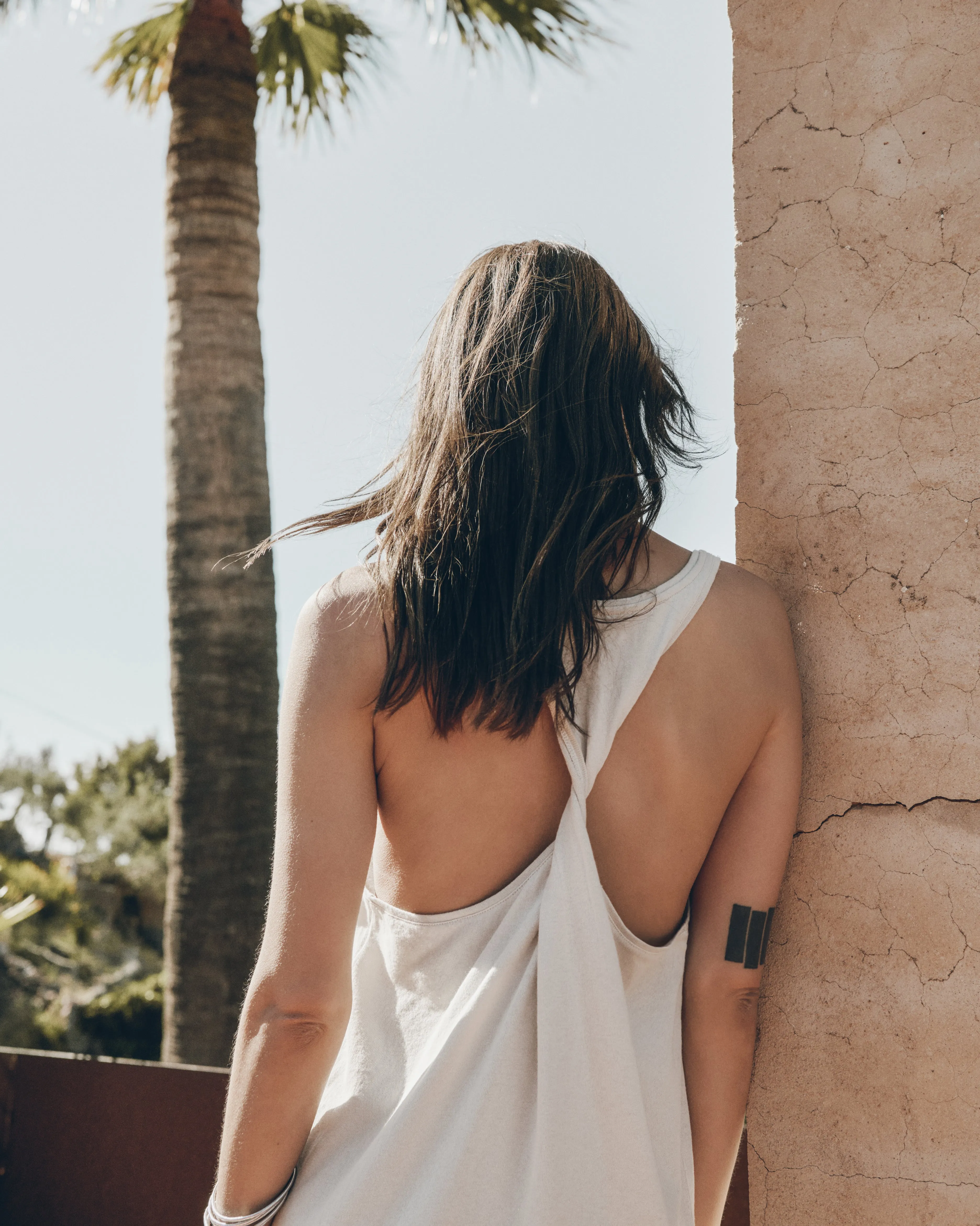The Light Twisted Tank Dress