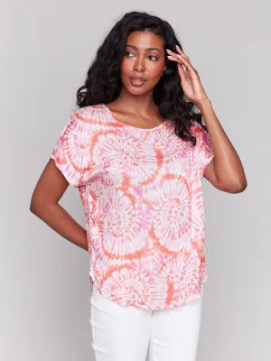 Tie Dye Dolman Top - Festival