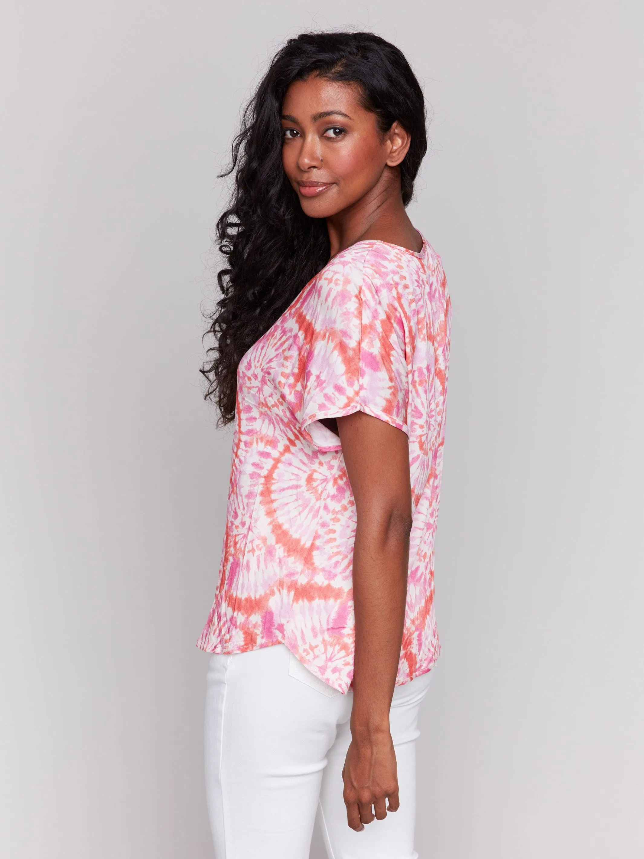 Tie Dye Dolman Top - Festival