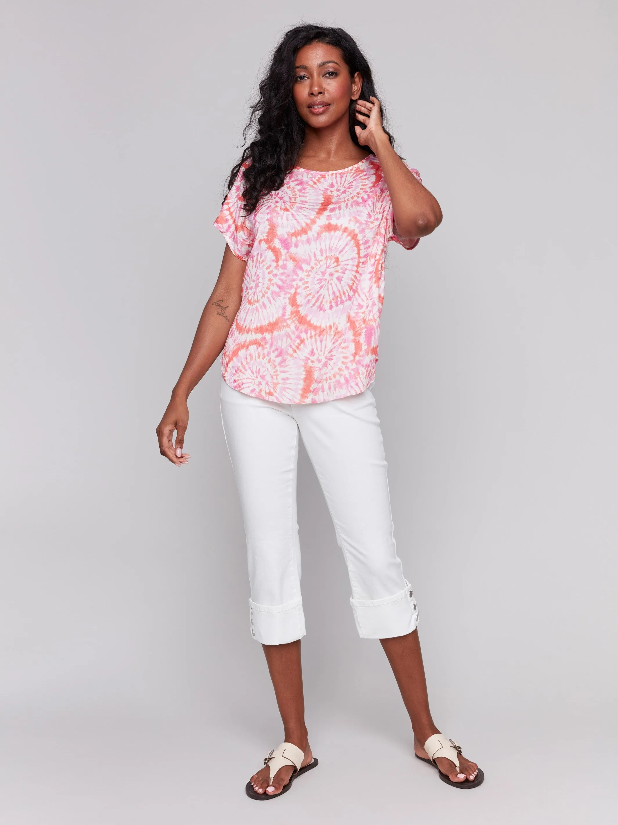 Tie Dye Dolman Top - Festival