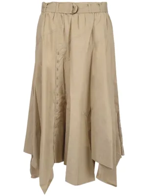 Ulla Johnson Helaine Belted Midi Skirt