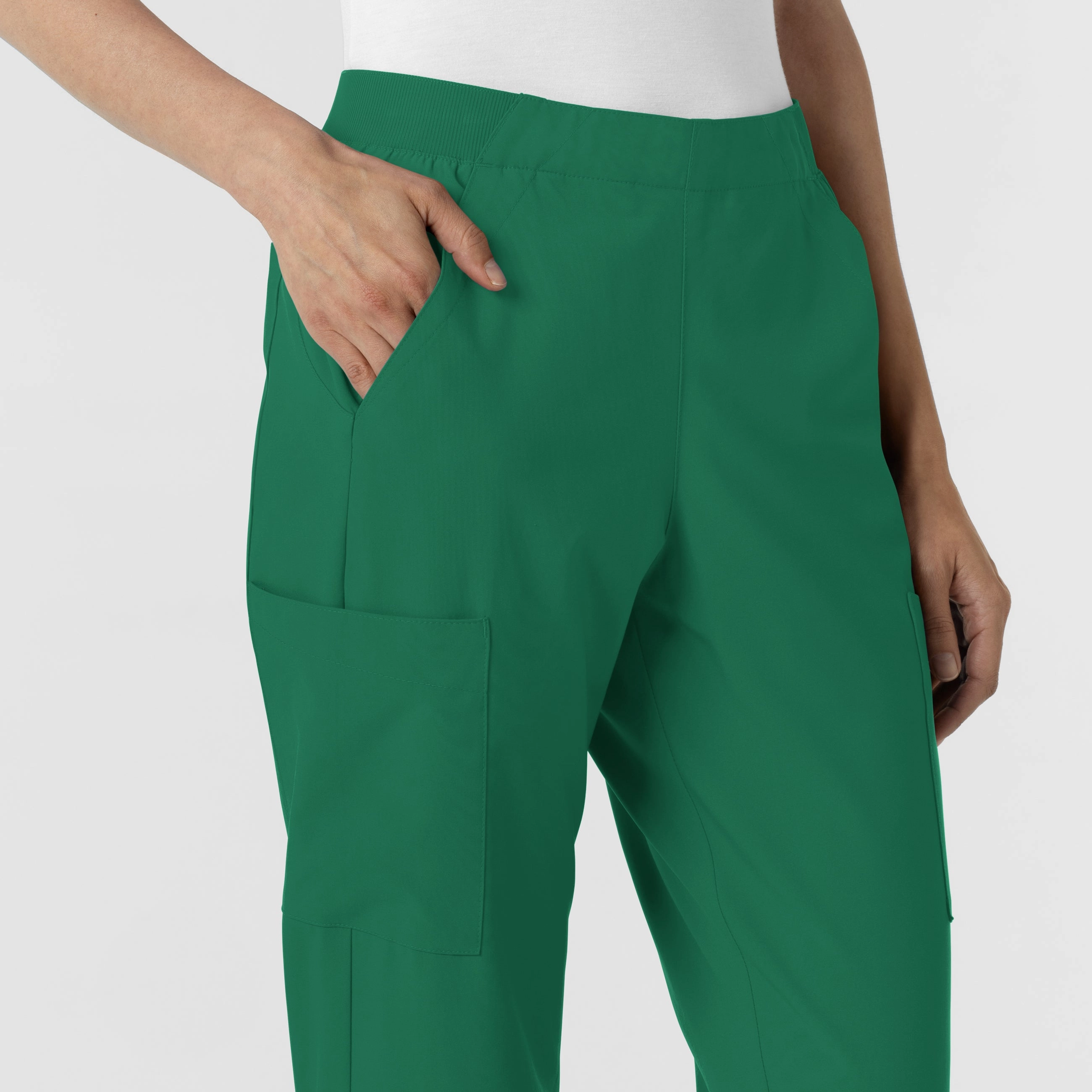 W123 Women's Cargo Utility Scrub Pant - Hunter