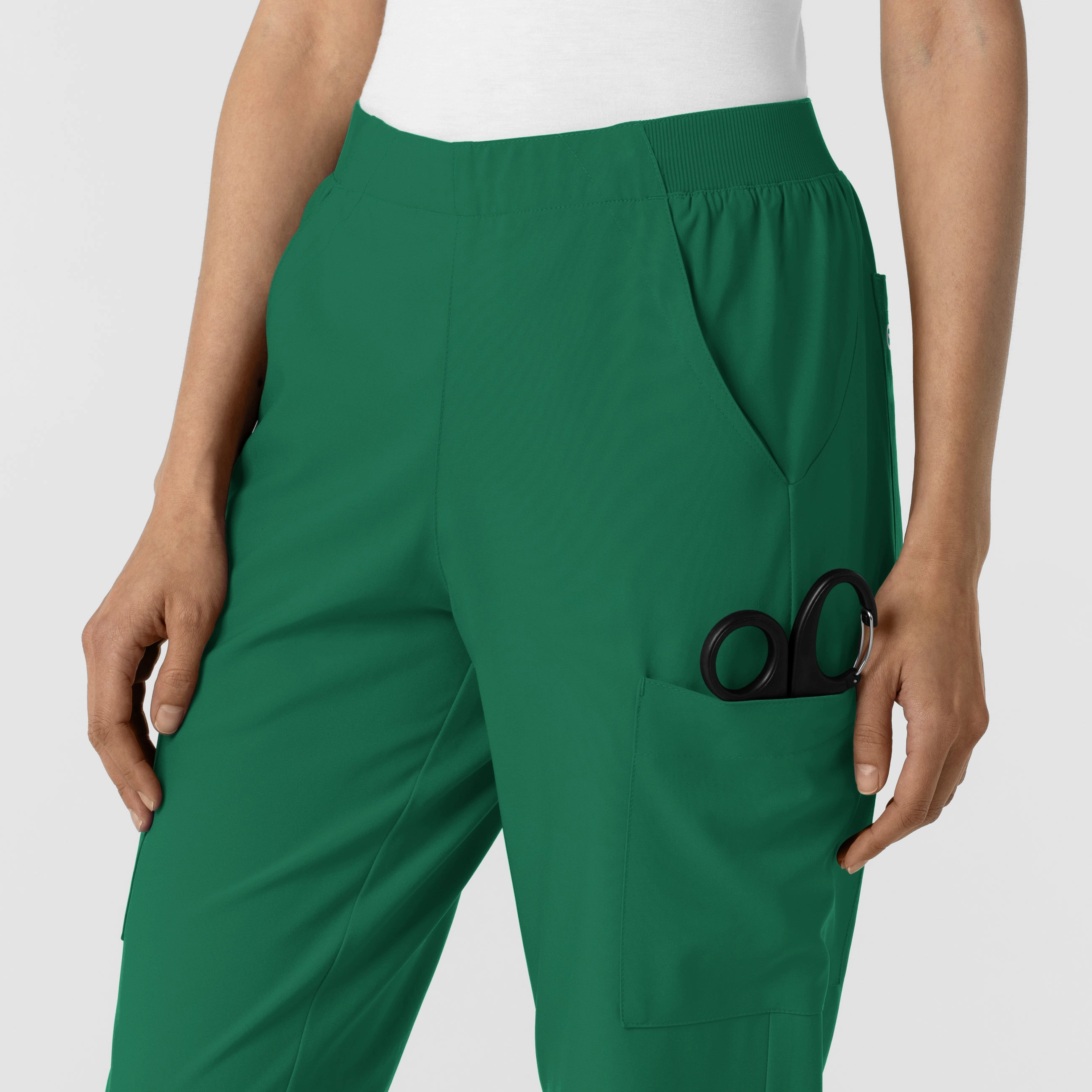 W123 Women's Cargo Utility Scrub Pant - Hunter