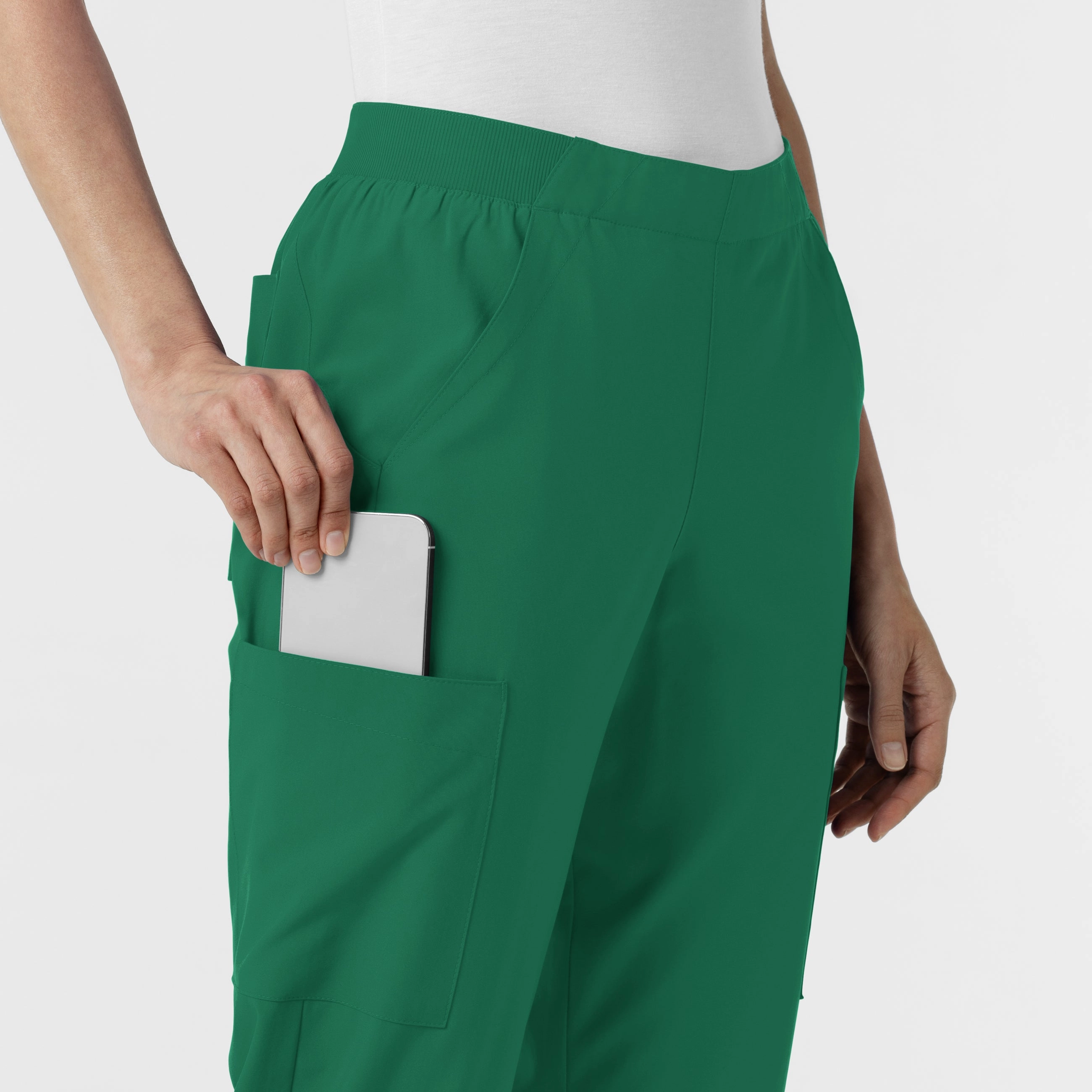 W123 Women's Cargo Utility Scrub Pant - Hunter