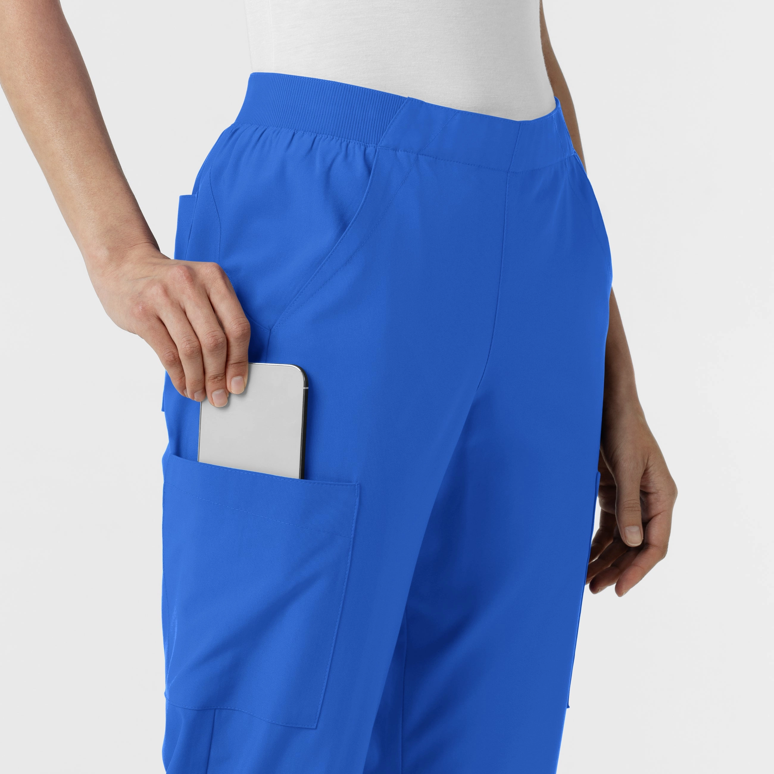 W123 Women's Cargo Utility Scrub Pant - Royal