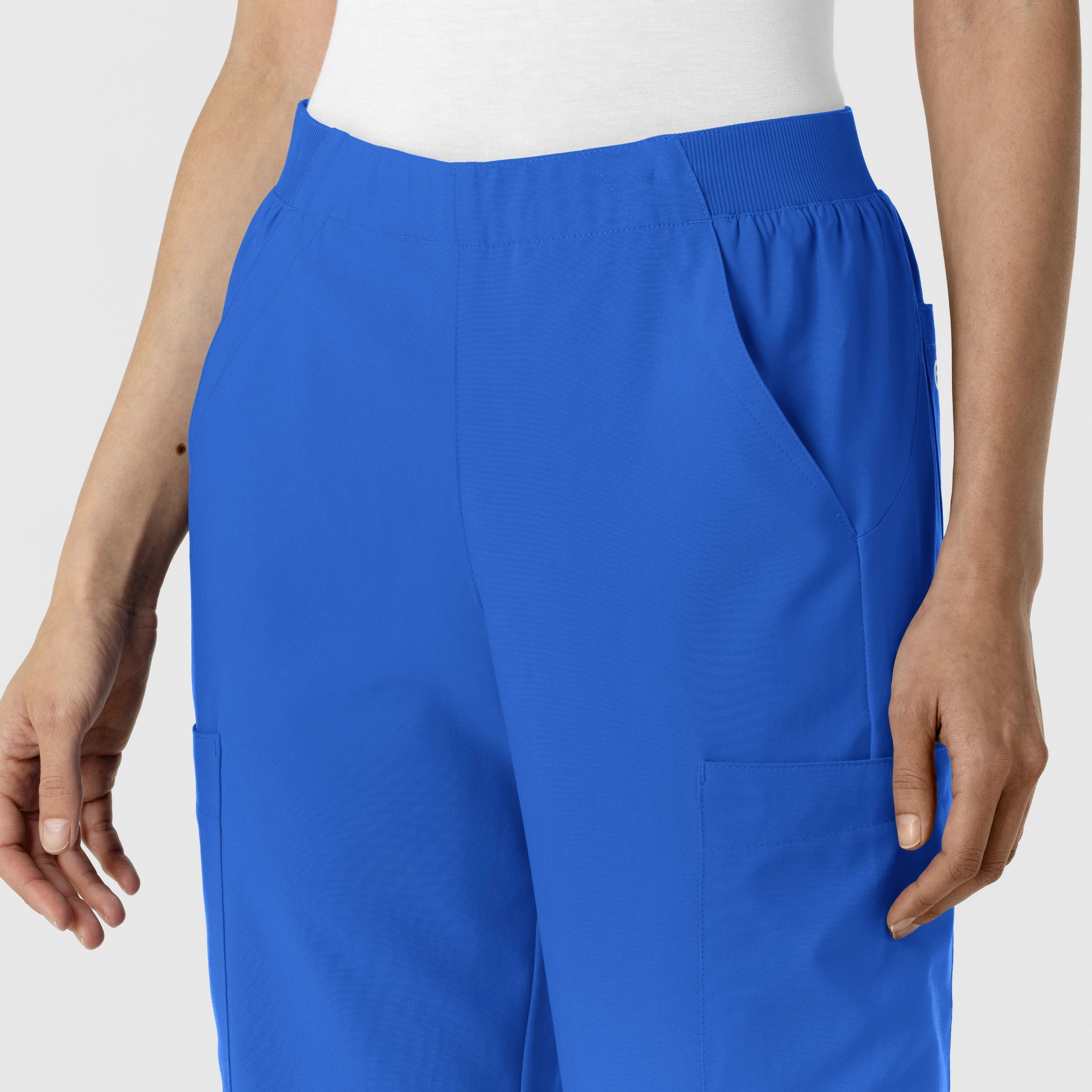W123 Women's Cargo Utility Scrub Pant - Royal