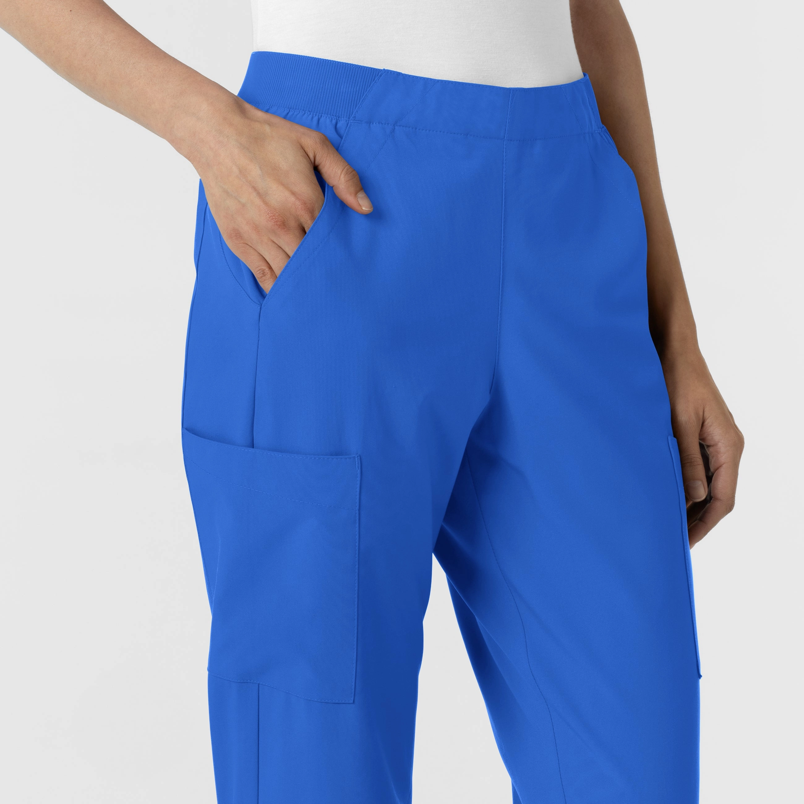 W123 Women's Cargo Utility Scrub Pant - Royal