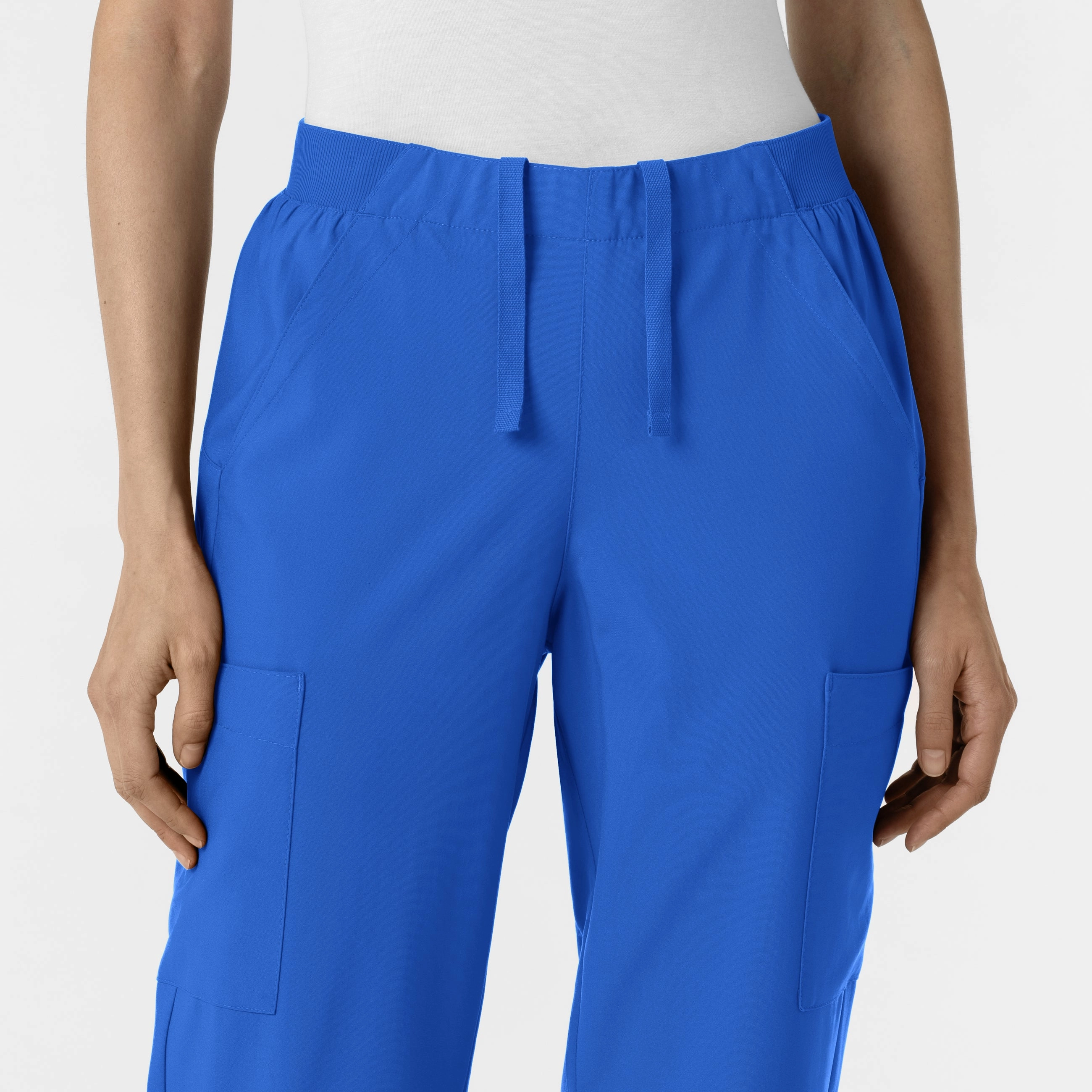 W123 Women's Cargo Utility Scrub Pant - Royal