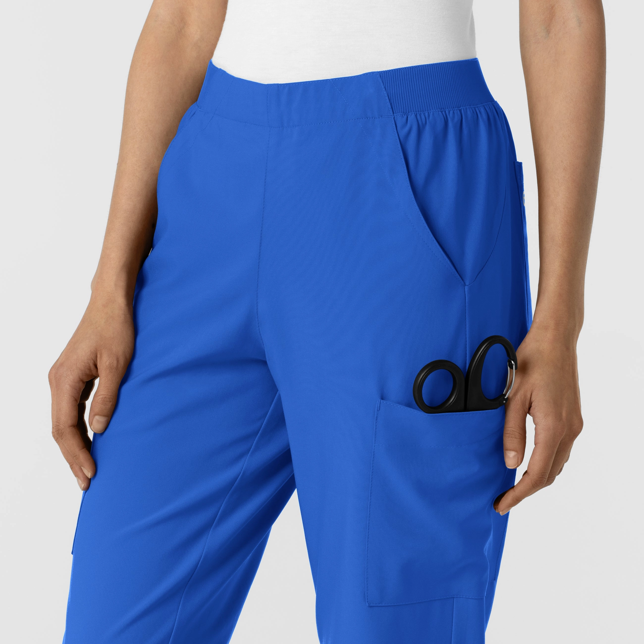 W123 Women's Cargo Utility Scrub Pant - Royal