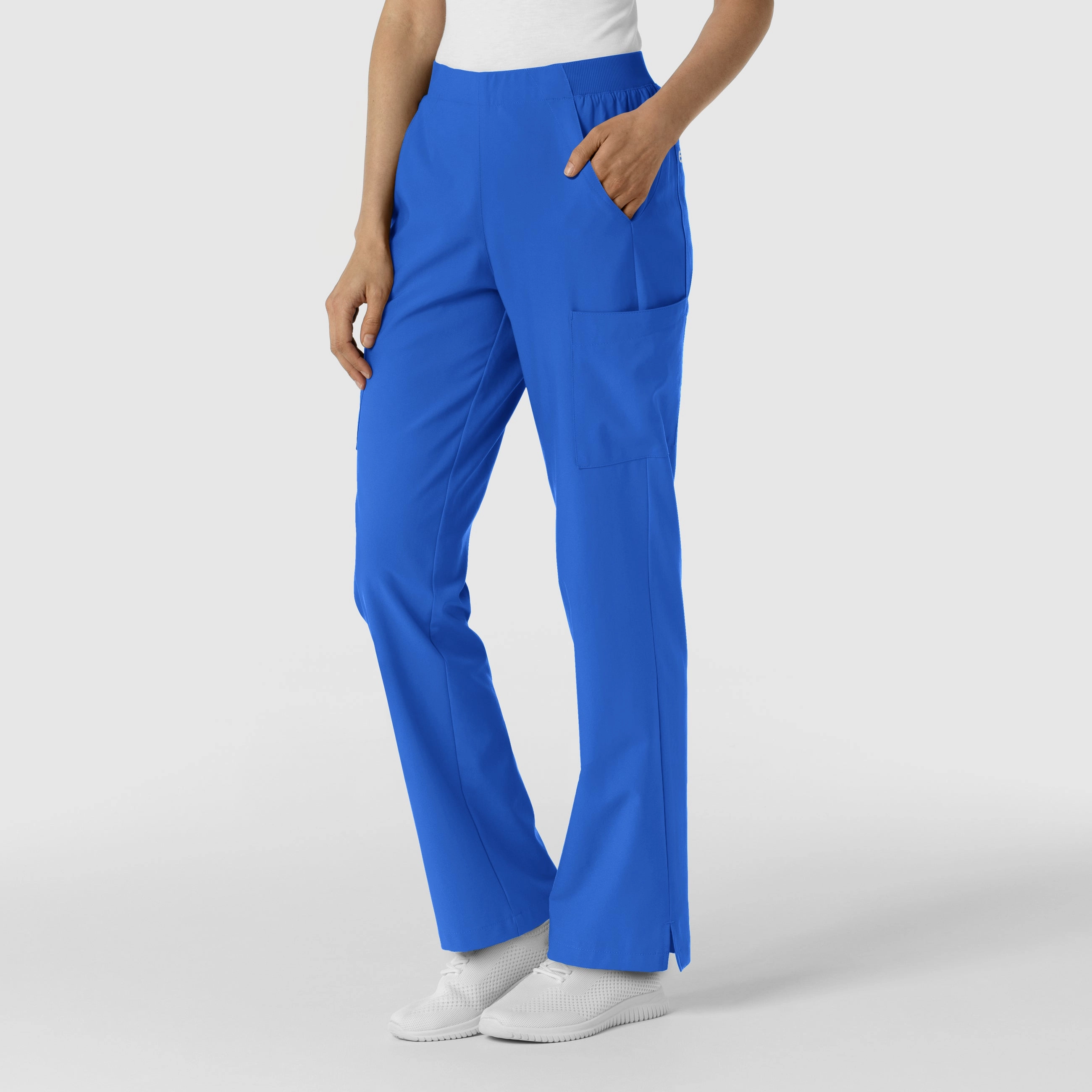W123 Women's Cargo Utility Scrub Pant - Royal