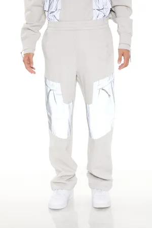 Washed Mixed Media Sweatpant