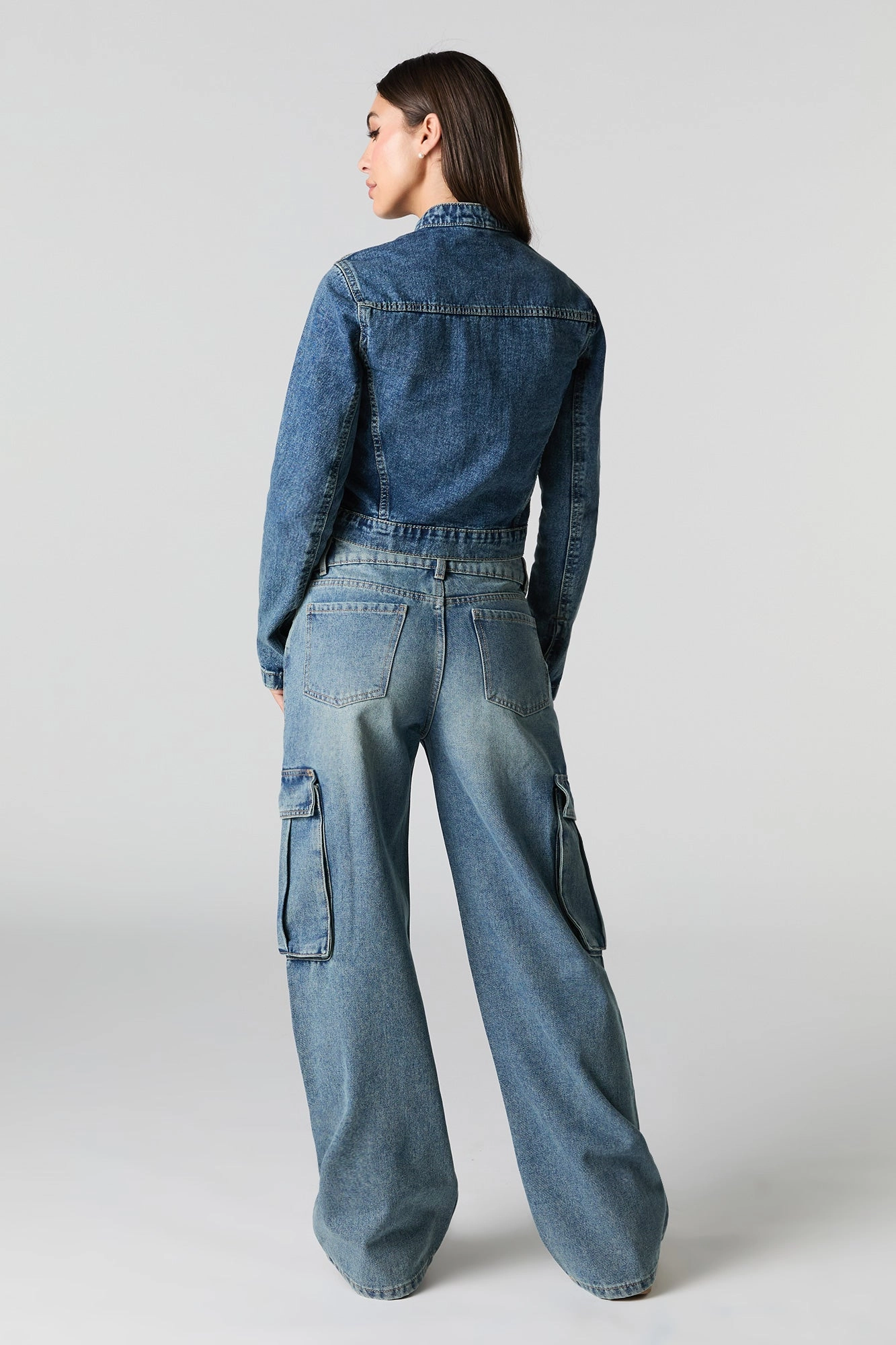 Wide Leg Cargo Jean