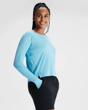 Women's SUN-Stopper LT Long Sleeve Top - Light Sea