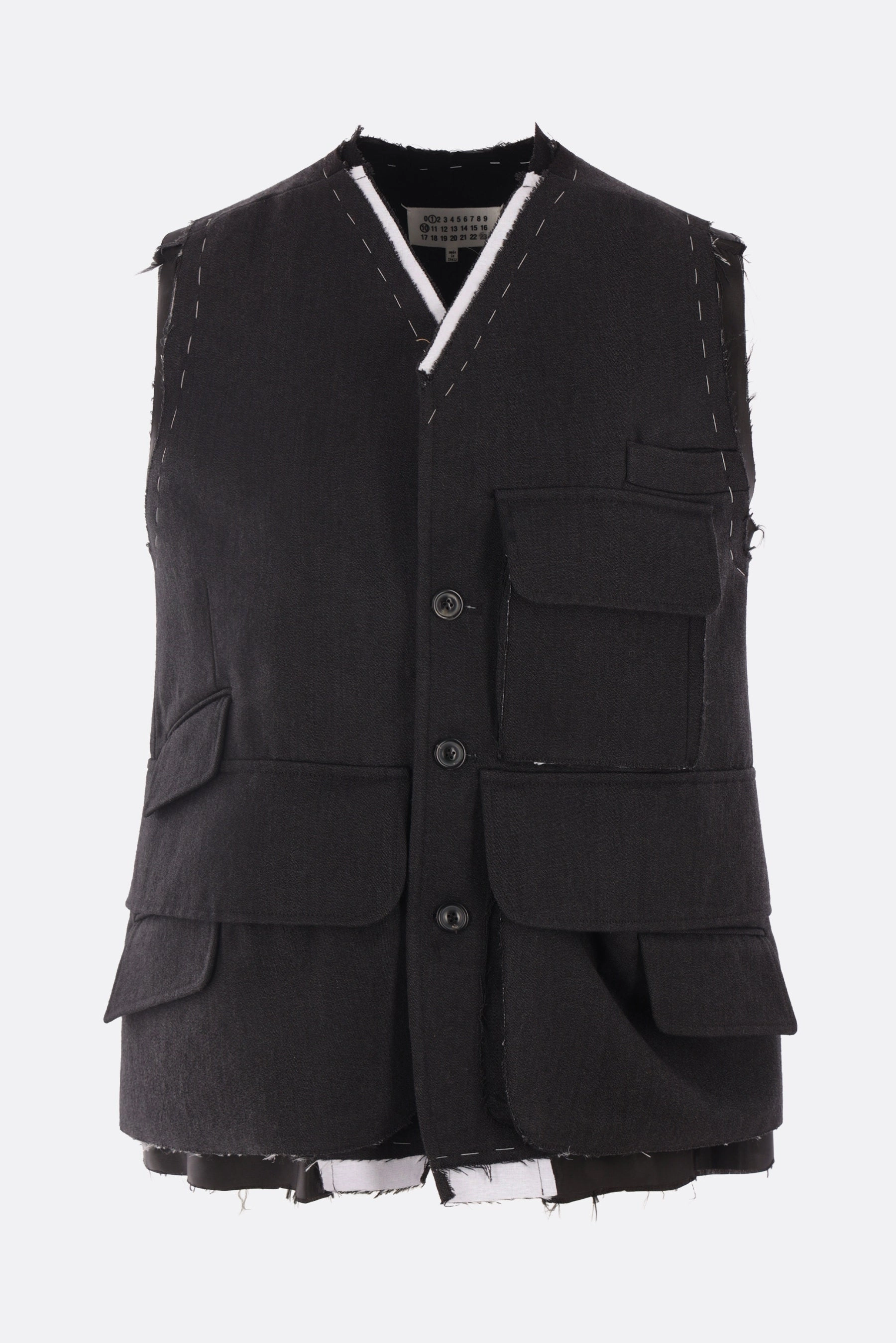 wool cargo vest