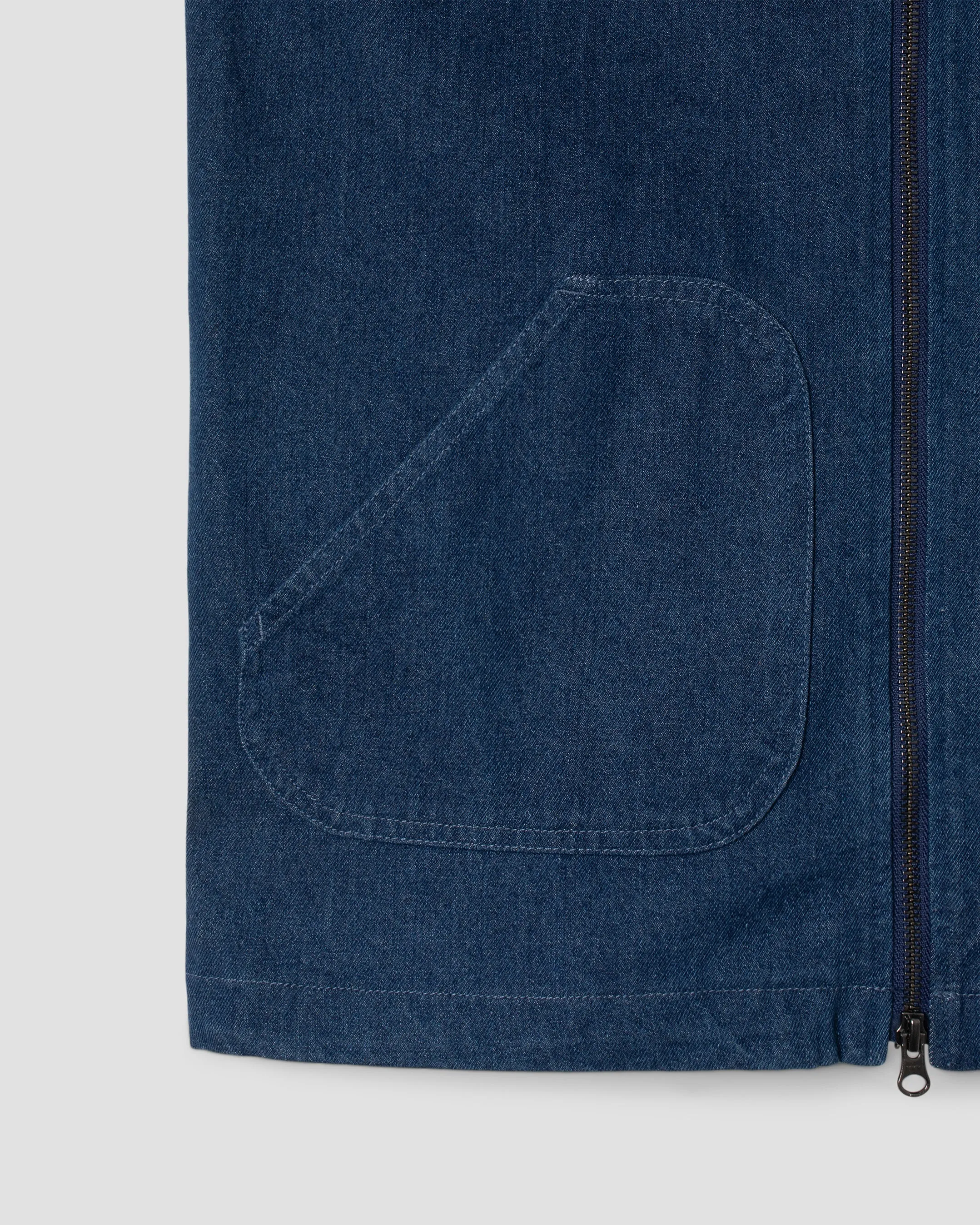Work Vest (Indigo Denim 12oz)
