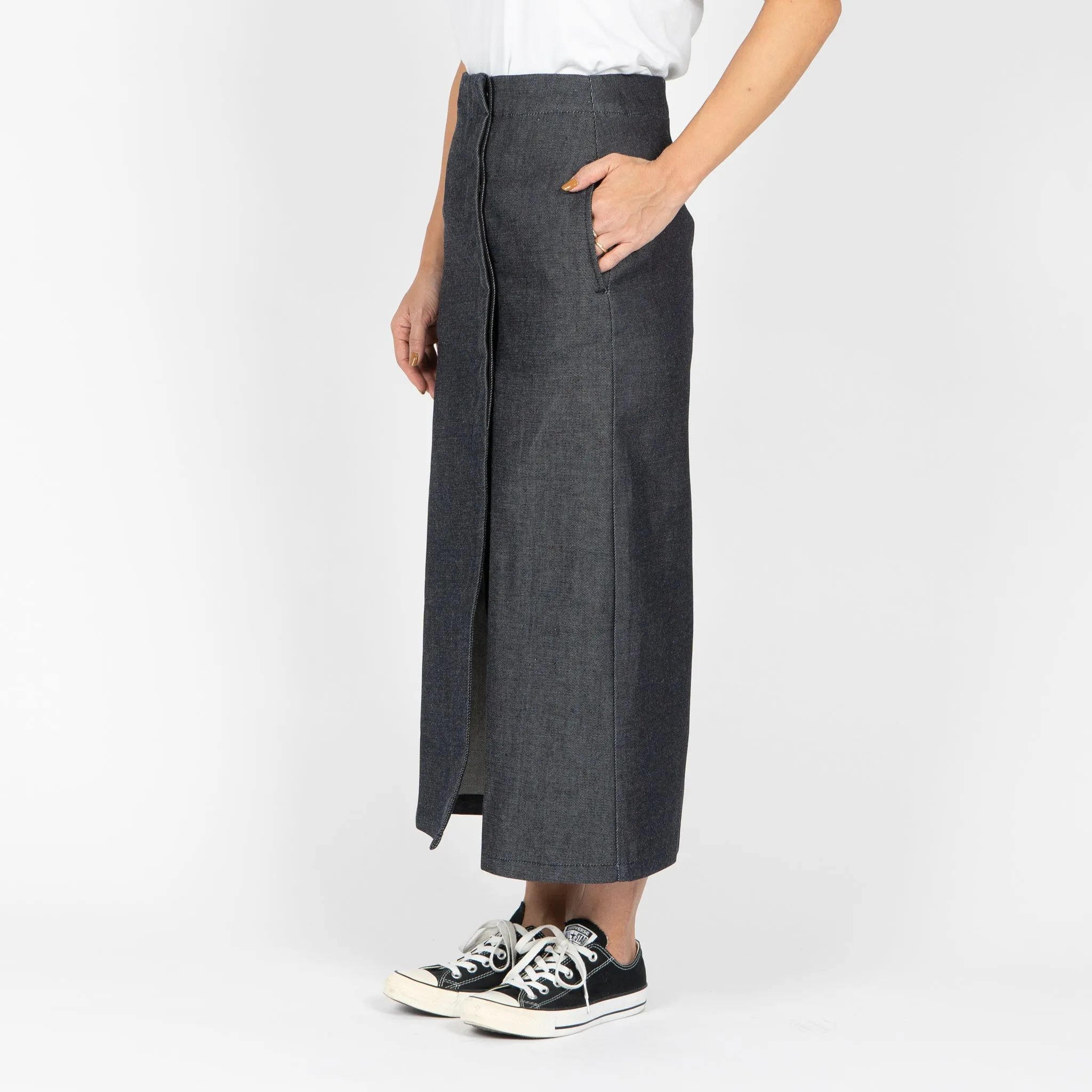 Wrap Skirt - Indigo Denim