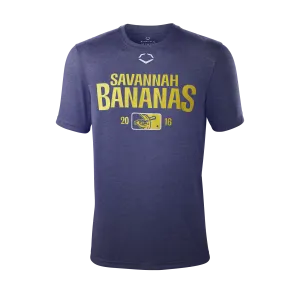 YOUTH Bananas EvoShield Distressed Logo Tee - Navy Heather