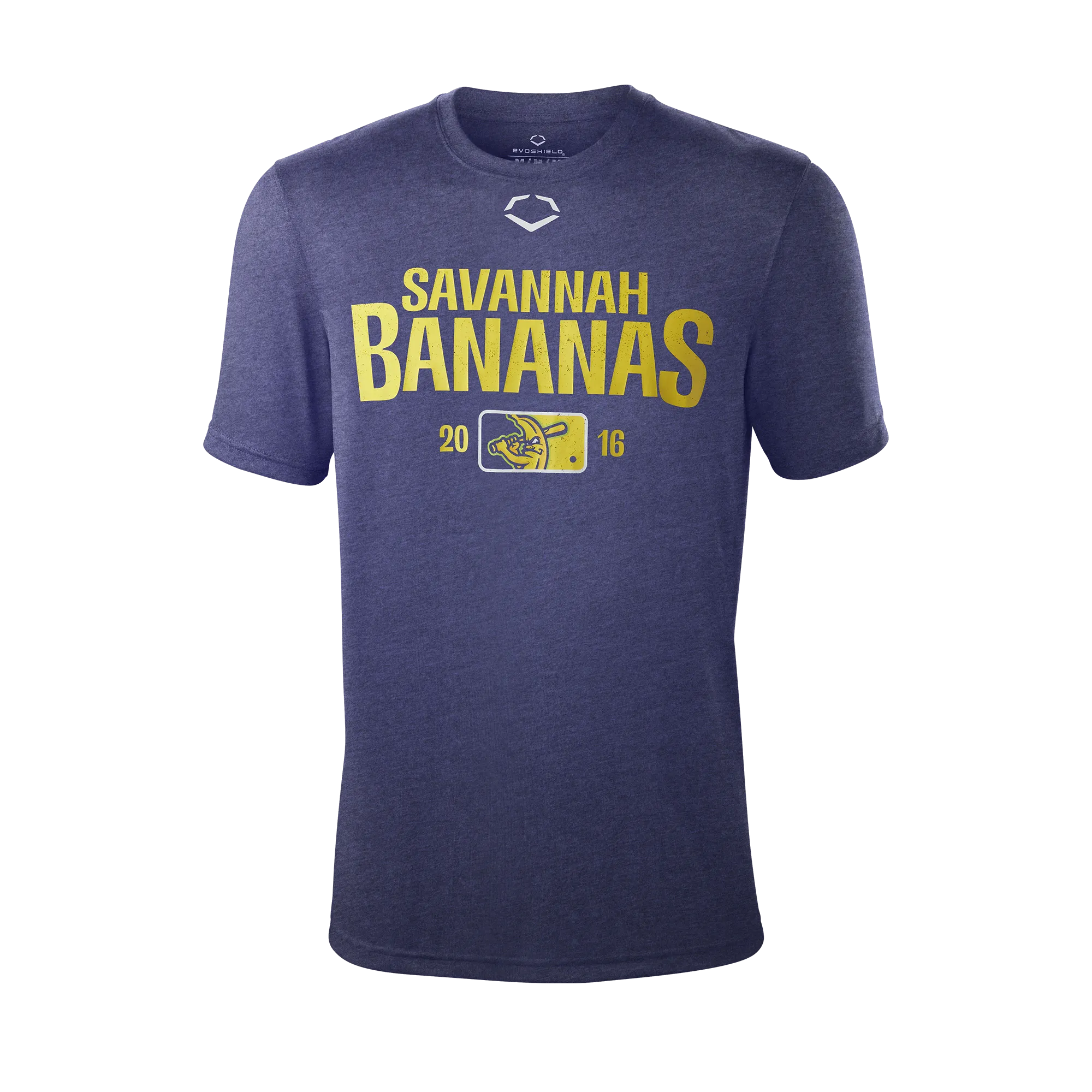 YOUTH Bananas EvoShield Distressed Logo Tee - Navy Heather